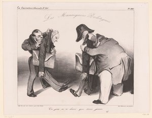 Caricature of the Navy and the Presidency by Honoré Daumier