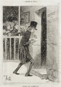 The Actor of the Funambules by Honoré Daumier