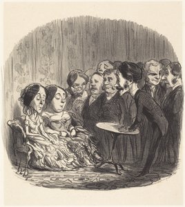 The Poltergeist by Honoré Daumier