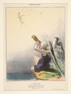 The Fall of Icarus, from Ancient History by Honoré Daumier