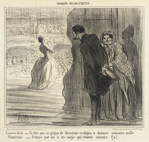 The Mother of the Singer by Honoré Daumier