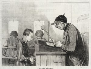 The Old Method by Honoré Daumier