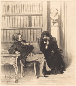 The Widow by Honoré Daumier