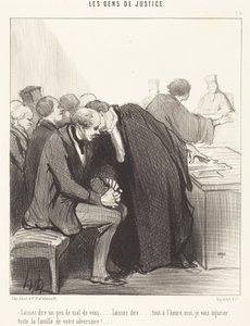Let Them Speak a Little Ill of You... by Honoré Daumier