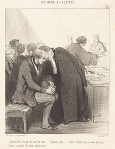 Let them speak a little ill of you... by Honoré Daumier