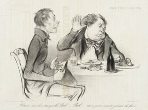 Leave Me Alone, Bah! Bah! Does One Ever Die of Hunger... by Honoré Daumier