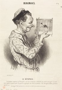 The Betophile by Honoré Daumier