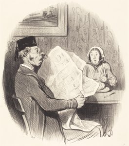 The Format Increasingly Monster by Honoré Daumier