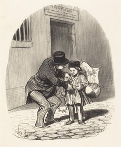 The Day of Outing by Honoré Daumier