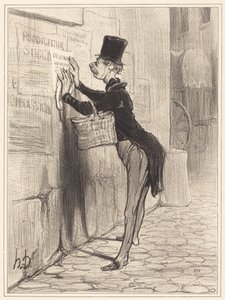 The Setter by Honoré Daumier