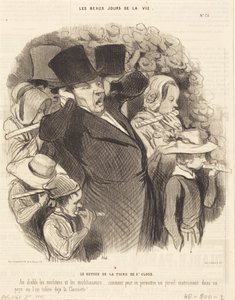 The Return from the Saint-Cloud Fair by Honoré Daumier
