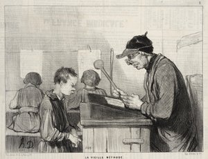 The Old Method by Honoré Daumier