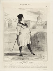 The Member of All Academies by Honoré Daumier