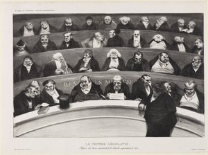 The Legislative Belly by Honoré Daumier