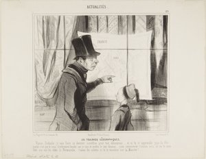 The Geographic Scarves by Honoré Daumier