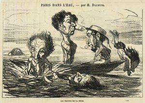 The Tritons of the Seine by Honoré Daumier