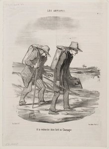 Looking for a Forest in the Champagne by Honoré Daumier