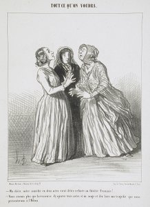 My dear, our comedy in two acts has just been rejected at the Théâtre Français!... by Honoré Daumier