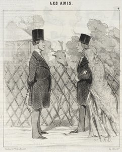 Madame Cabassol Strolling by Honoré Daumier