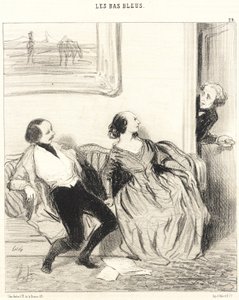 My Good Friend, May I Enter!... by Honoré Daumier
