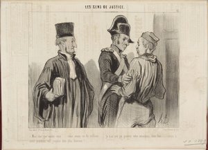 My dear, what do you want...we have had misfortune... by Honoré Daumier