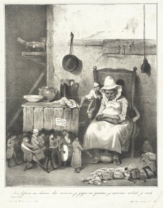 My Deceased Gives Me Numbers... by Honoré Daumier