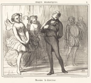 Mossieu le directeur by Honoré Daumier