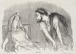 Oedipus by Honoré Daumier
