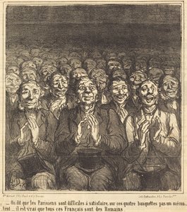 They Say That Parisians... by Honoré Daumier