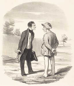 Yes, Mr. Gimblet, Order Will Be... Restored... by Honoré Daumier