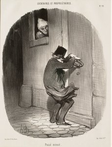 Past Midnight by Honoré Daumier