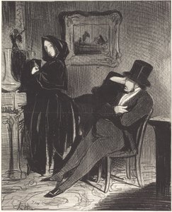 More Often Than I Will Accompany You... to the Ball... by Honoré Daumier