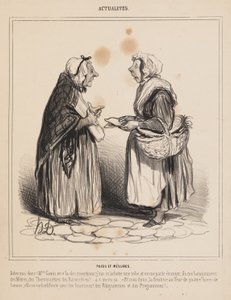 Weights and Measures, from "Actualités" by Honoré Daumier