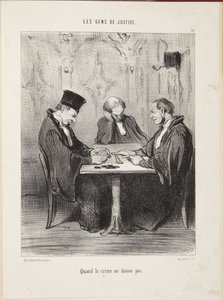 When Crime Does Not Pay by Honoré Daumier