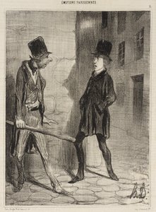 What Time Is It, Please? by Honoré Daumier