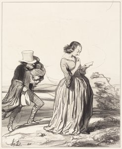 Saperlotte!... how I wish... that my wife had finished... by Honoré Daumier
