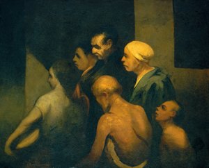 The Beggars by Honoré Daumier
