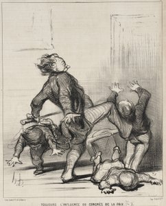 Always the Influence of the Peace Congress by Honoré Daumier