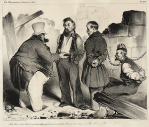 Very good!...You behaved perfectly! by Honoré Daumier