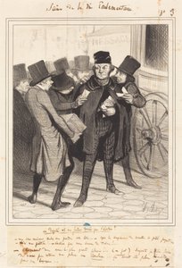 A Pleasant Trip to Paris by Honoré Daumier