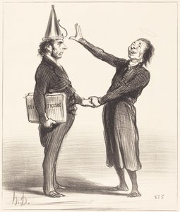 An Alliance by Honoré Daumier
