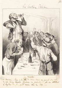 A Reception by Honoré Daumier