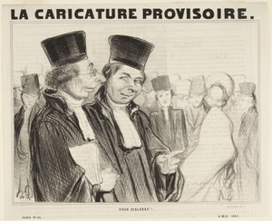Old Scoundrel!..., Number 29 from the Series Parisian Types from La Caricature Provisoire by Honoré Daumier