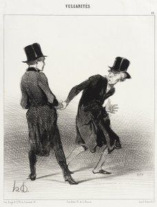 You my friend! how do you know... by Honoré Daumier