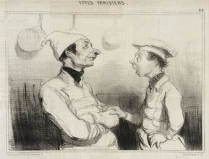 You know well the sponge you were talking about... by Honoré Daumier