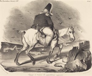 Journey Through the Eager Populations by Honoré Daumier