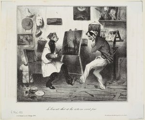 Wood is Expensive and the Arts are Not Doing Well by Honoré Daumier