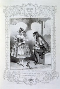 Illustrations about ideas and legends Philipon under the title Les Cent and Robert Macaire by Honoré Daumier