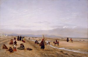 On the Sands at Rhyl, North Wales