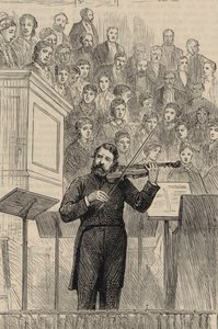 Portrait of the Violinist and Composer Joseph Joachim by Horace Harral